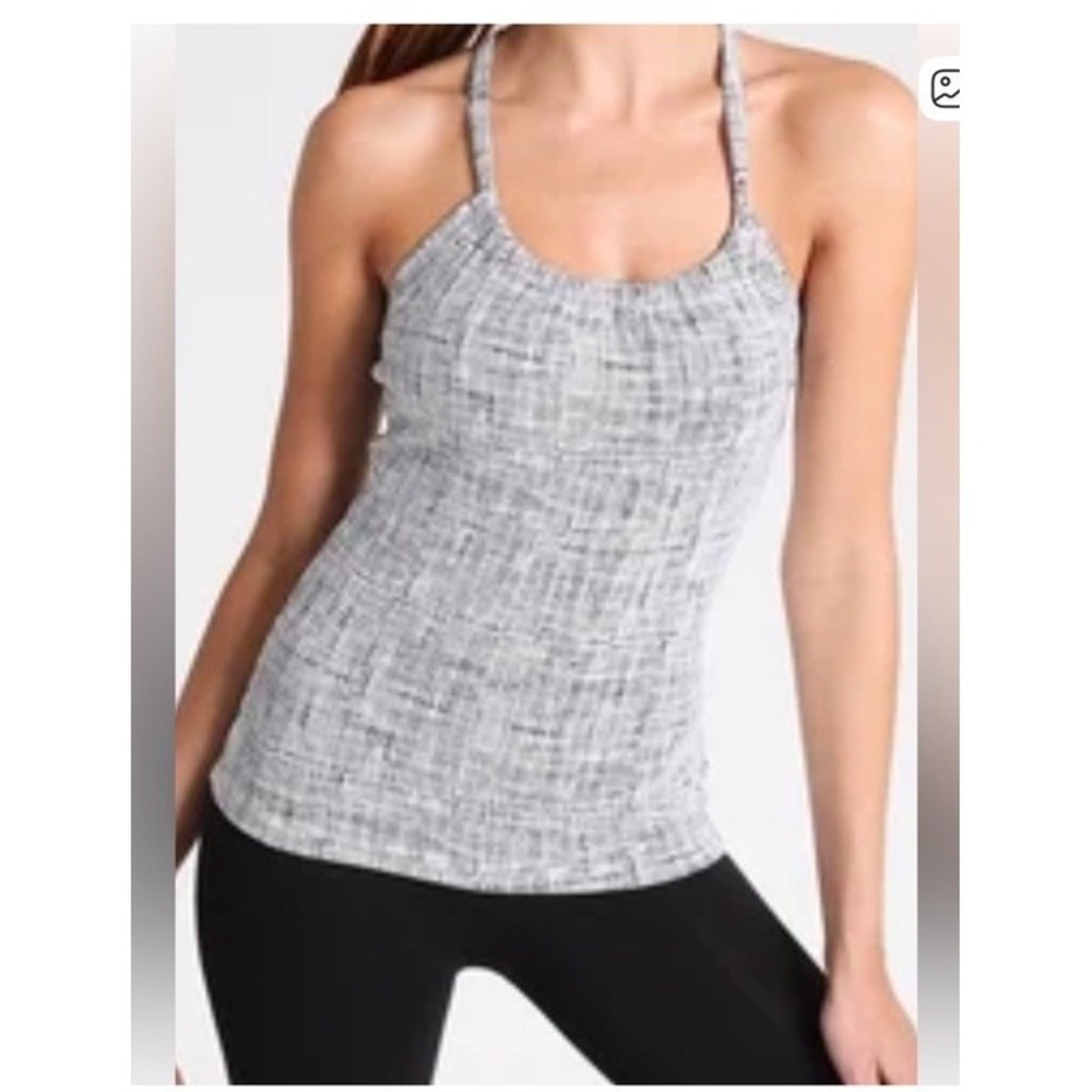 Womens Jockey Promise Luxe Camisole - Size L - Gray/White Patterno